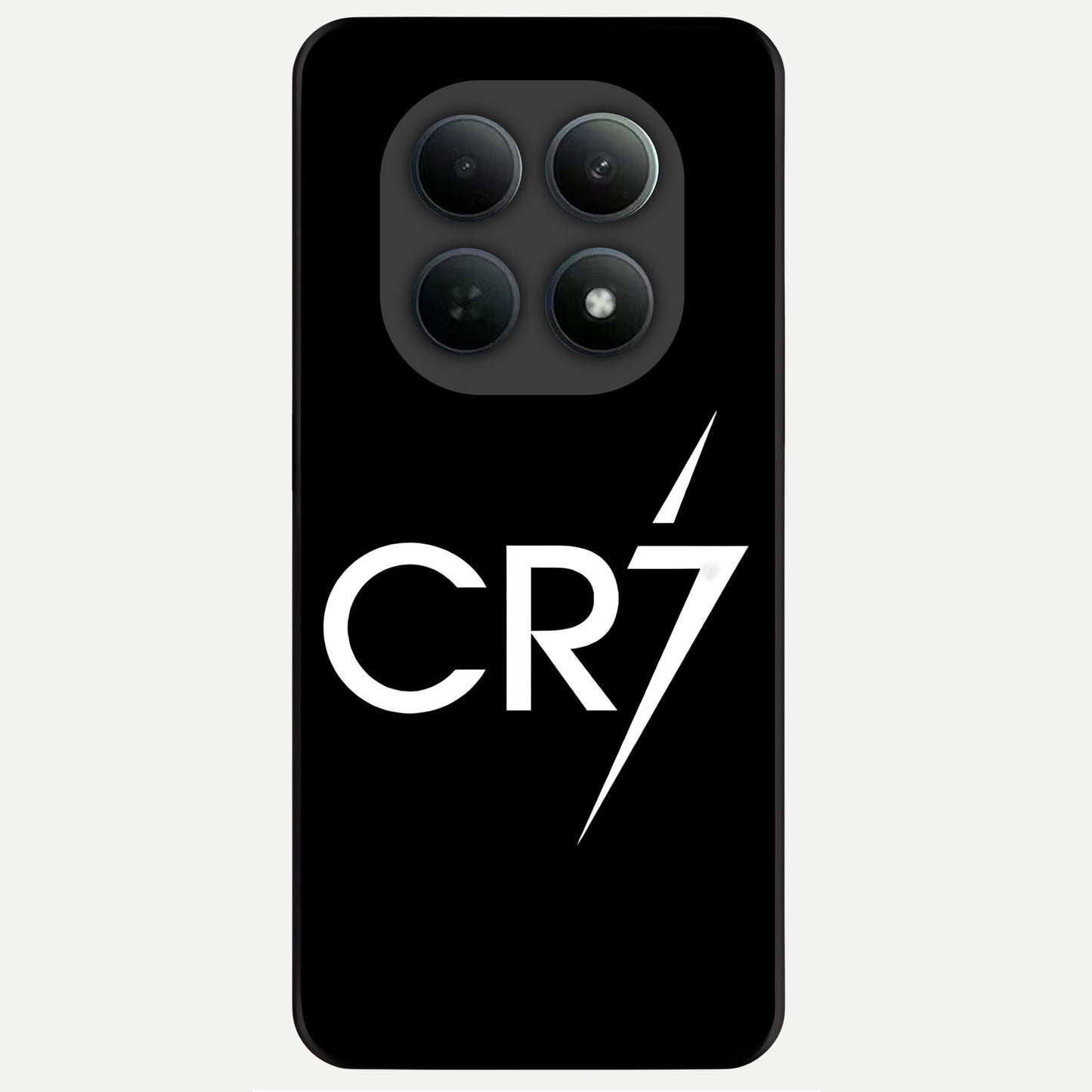  CR7 Elite Strike Glass Case For Poco M8 back cover – full design glossy printed glass finish