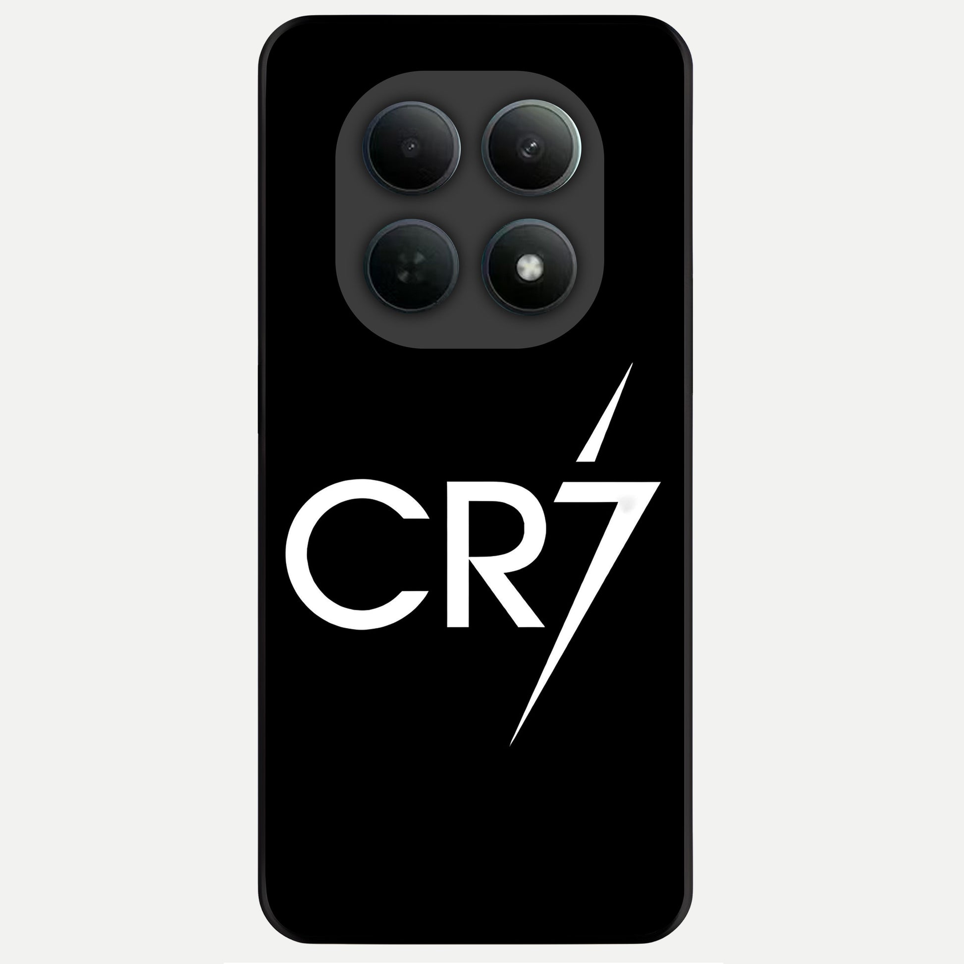  CR7 Elite Strike Glass Case For Poco M8 back cover – full design glossy printed glass finish