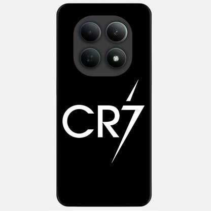  CR7 Elite Strike Glass Case For Poco M8 back cover – full design glossy printed glass finish
