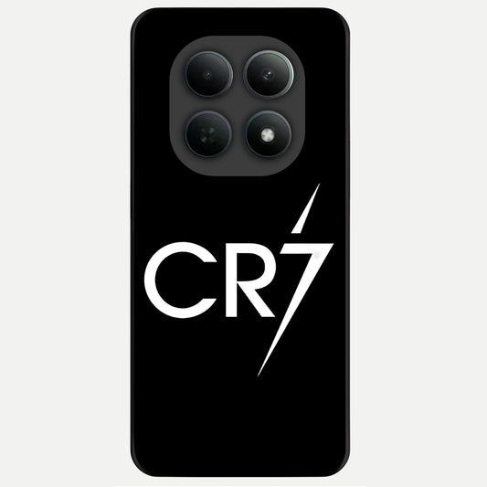  CR7 Elite Strike Glass Case For Poco M8 back cover – full design glossy printed glass finish