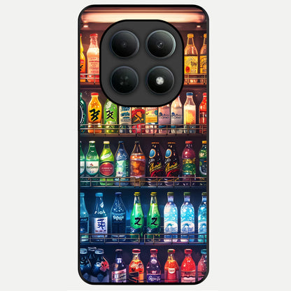  Colorfull Tree Glass Case For Poco M8 back cover – full design glossy printed glass finish