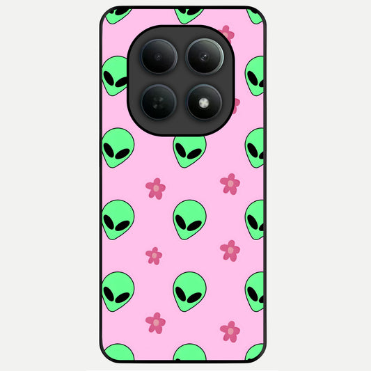  Cosmic Cute Crush Glass Case For Poco M8 back cover – full design glossy printed glass finish