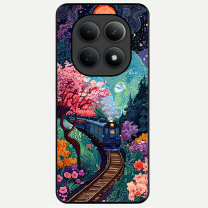  Digital Art Glass Case For Poco M8 back cover – full design glossy printed glass finish