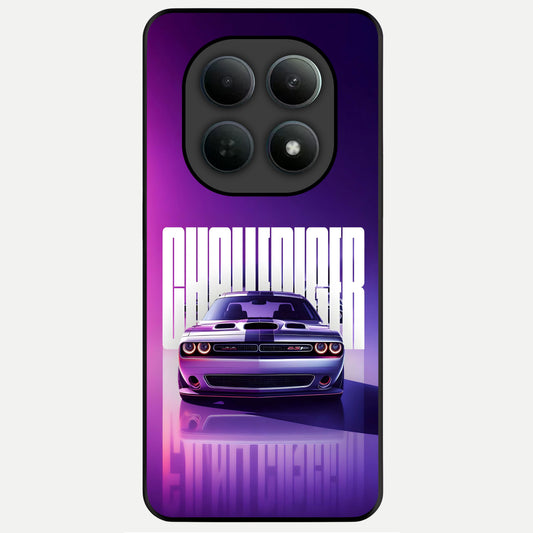  Midnight Muscle Ride Glass Case For Poco M8 back cover – full design glossy printed glass finish