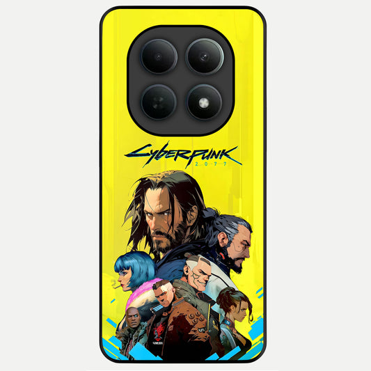  Neon Rebel Genesis Glass Case For Poco M8 back cover – full design glossy printed glass finish