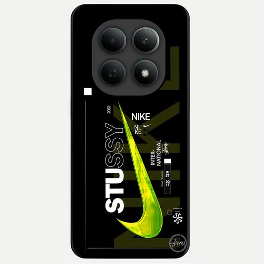  Neon Street Edition Glass Case For Poco M8 back cover – full design glossy printed glass finish