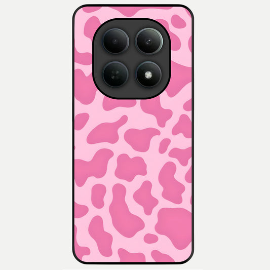  Pinkish Scenery Glass Case For Poco M8 back cover – full design glossy printed glass finish