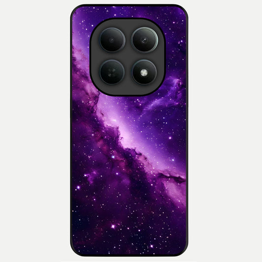  Purple Shade Sky Glass Case For Poco M8 back cover – full design glossy printed glass finish