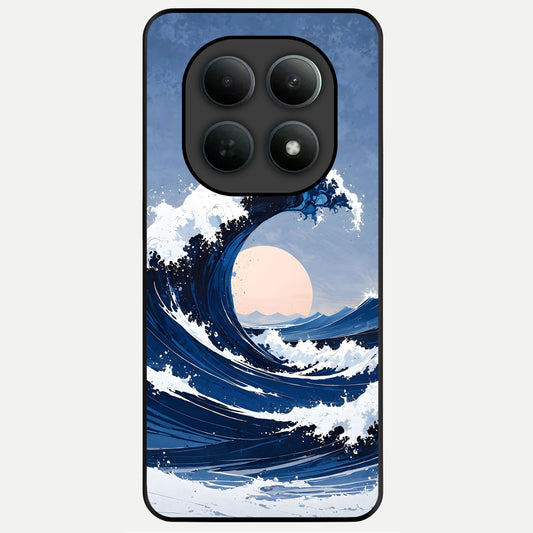  Rising Tide Power Glass Case For Poco M8 back cover – full design glossy printed glass finish