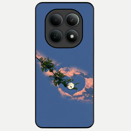  Sky Under Tree Glass Case For Poco M8 back cover – full design glossy printed glass finish