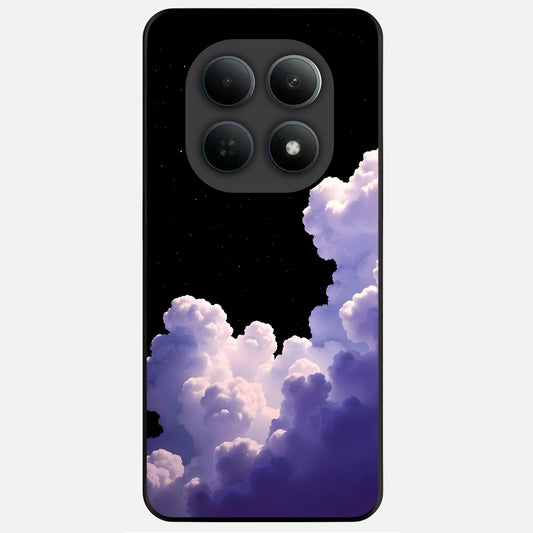  Starlit Night Whispers Glass Case For Poco M8 back cover – full design glossy printed glass finish