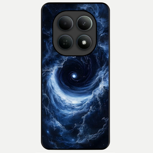  Stunning Galaxy Glass Case For Poco M8 back cover – full design glossy printed glass finish