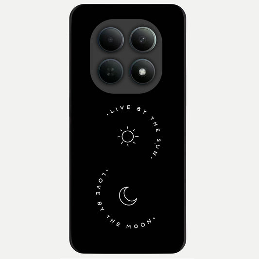  Sunflower Cat Art Glass Case For Poco M8 back cover – full design glossy printed glass finish