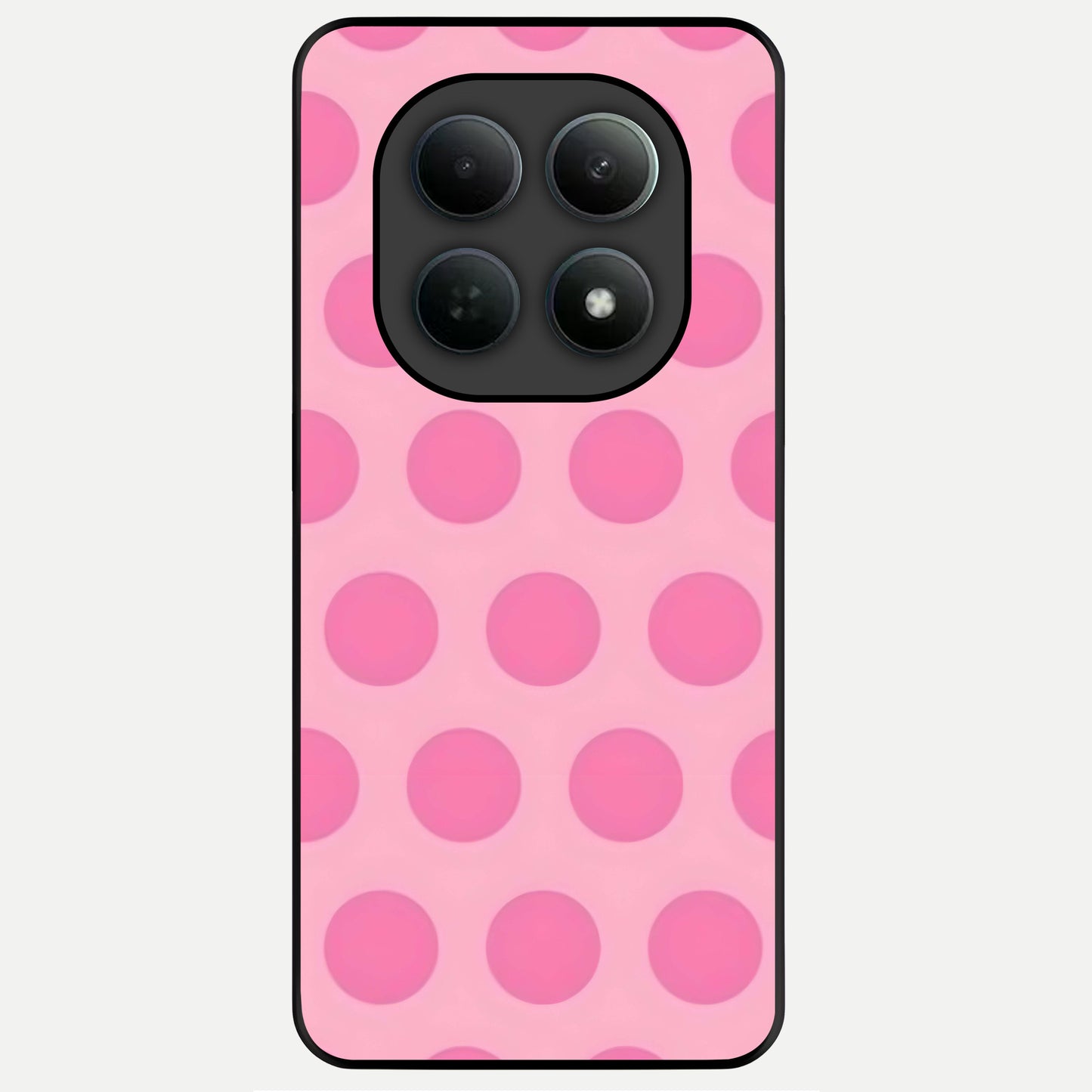  Sweet Dot Dreams Glass Case For Poco M8 back cover – full design glossy printed glass finish