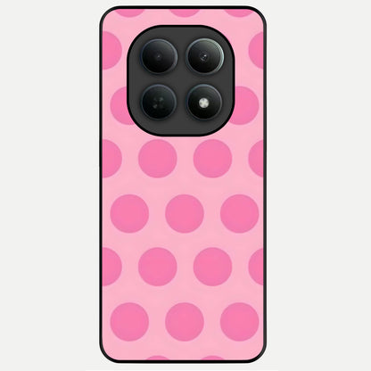  Sweet Dot Dreams Glass Case For Poco M8 back cover – full design glossy printed glass finish