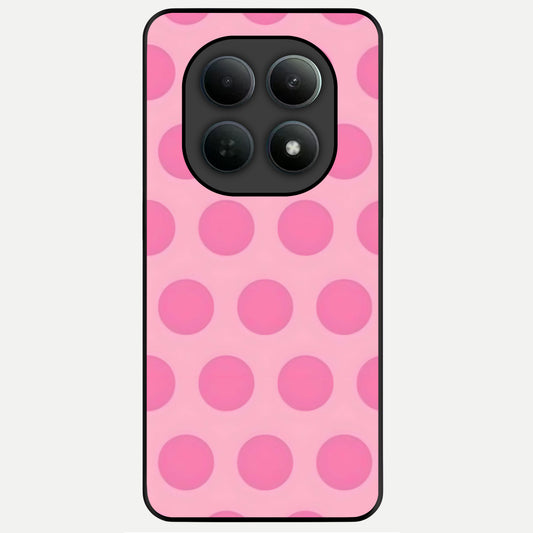  Sweet Dot Dreams Glass Case For Poco M8 back cover – full design glossy printed glass finish