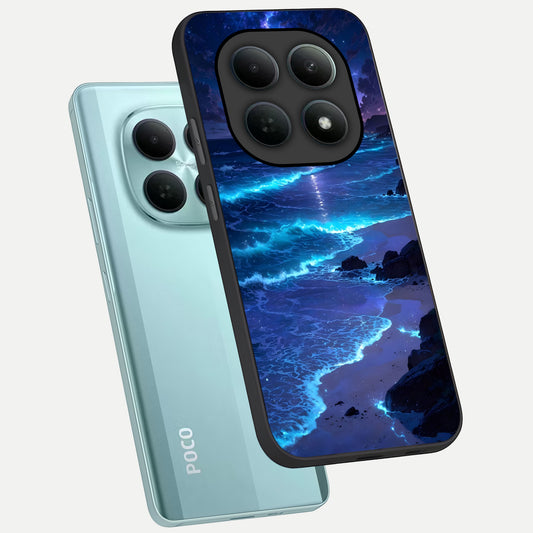  Classic Damn Look phone case For Poco M8 showing premium glass back cover with detailed artwork