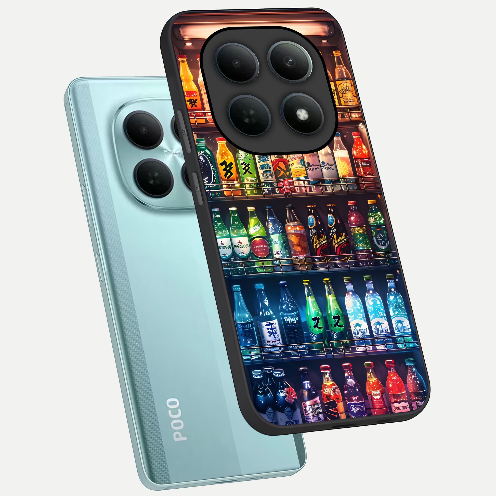  Colorfull Tree phone case For Poco M8 showing premium glass back cover with detailed artwork