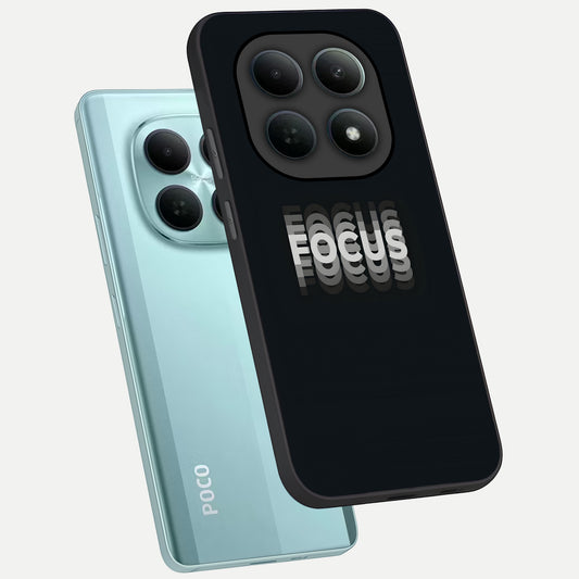  Mono Focus Vision phone case For Poco M8 showing premium glass back cover with detailed artwork
