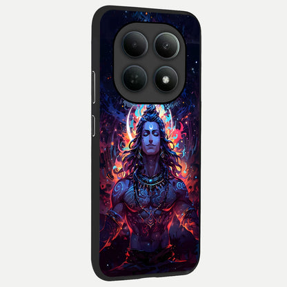  Divine Fire Shiv back cover For Poco M8 slim fit glass case with vibrant aesthetic design
