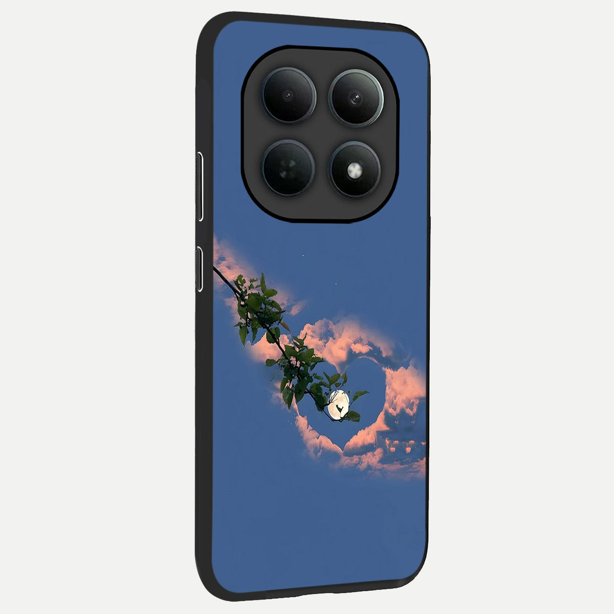  Sky Under Tree back cover For Poco M8 slim fit glass case with vibrant aesthetic design
