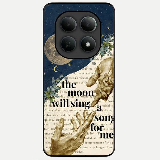  Aesthetic Divine Glass Case For Poco M8 Pro back cover – full design glossy printed glass finish