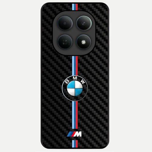  BMW Pattern Glass Case For Poco M8 Pro back cover – full design glossy printed glass finish