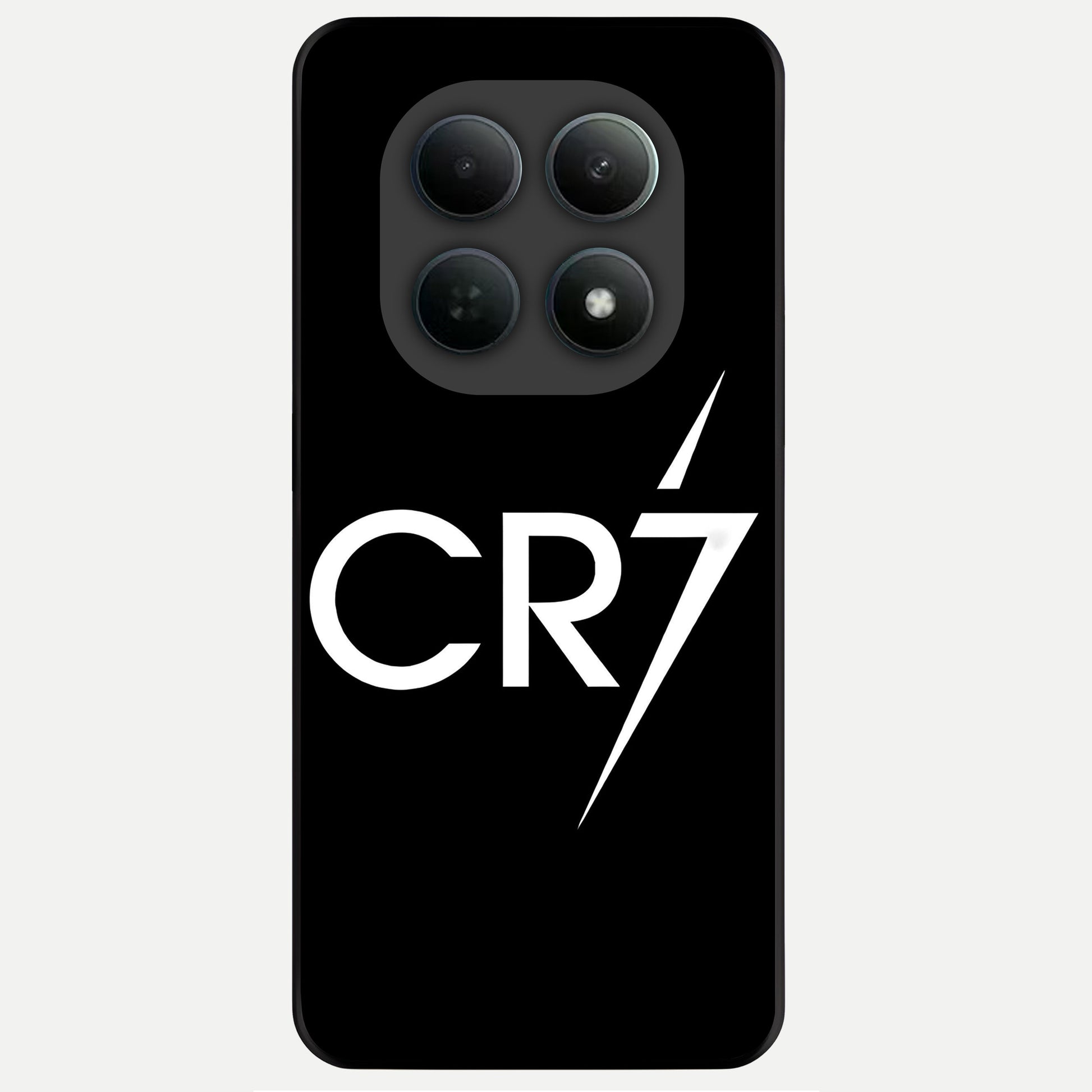  CR7 Elite Strike Glass Case For Poco M8 Pro back cover – full design glossy printed glass finish