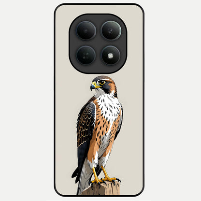  Clever Eagle Glass Case For Poco M8 Pro back cover – full design glossy printed glass finish