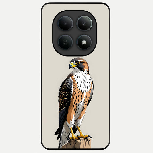  Clever Eagle Glass Case For Poco M8 Pro back cover – full design glossy printed glass finish
