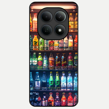  Colorfull Tree Glass Case For Poco M8 Pro back cover – full design glossy printed glass finish