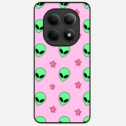  Cosmic Cute Crush Glass Case For Poco M8 Pro back cover – full design glossy printed glass finish