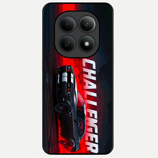  Crimson Challenger Fury Glass Case For Poco M8 Pro back cover – full design glossy printed glass finish