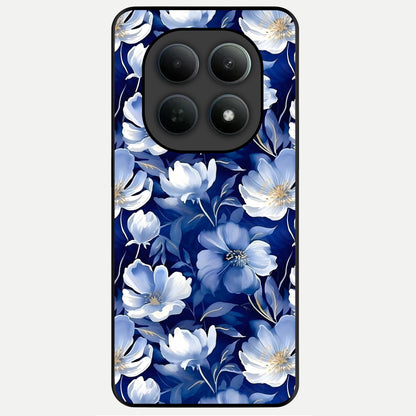  Cute Floral Patterns Glass Case For Poco M8 Pro back cover – full design glossy printed glass finish