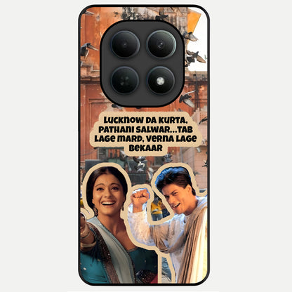  Desi Retro Vibes Glass Case For Poco M8 Pro back cover – full design glossy printed glass finish