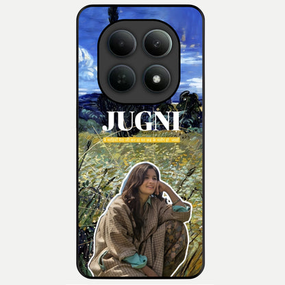  Jugni Soul Vibes Glass Case For Poco M8 Pro back cover – full design glossy printed glass finish