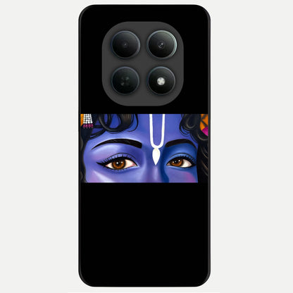  Krishna Eye Glass Case For Poco M8 Pro back cover – full design glossy printed glass finish