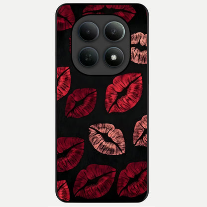  Midnight Kiss Love Glass Case For Poco M8 Pro back cover – full design glossy printed glass finish