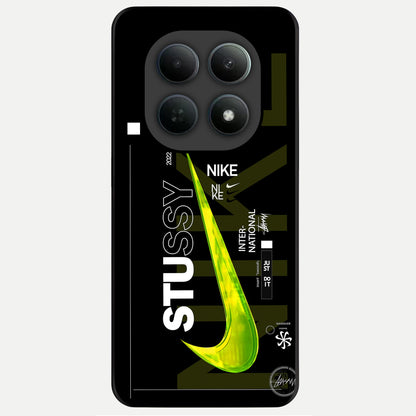  Neon Street Edition Glass Case For Poco M8 Pro back cover – full design glossy printed glass finish