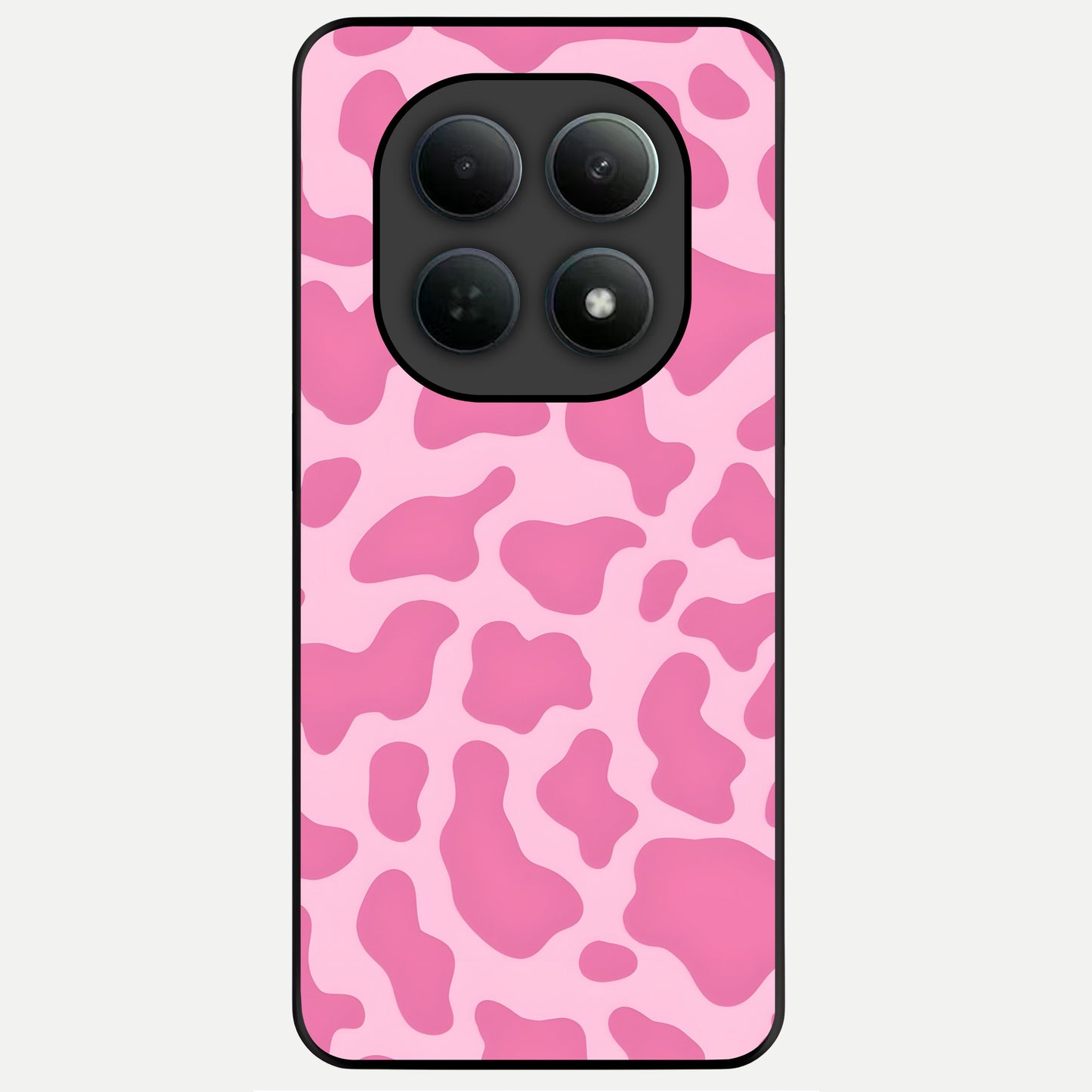  Pinkish Scenery Glass Case For Poco M8 Pro back cover – full design glossy printed glass finish