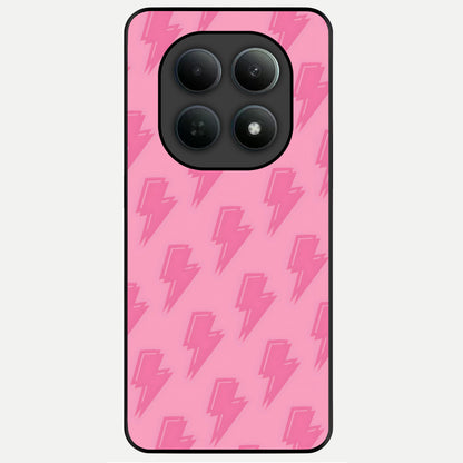  Pink Moo Magic Glass Case For Poco M8 Pro back cover – full design glossy printed glass finish