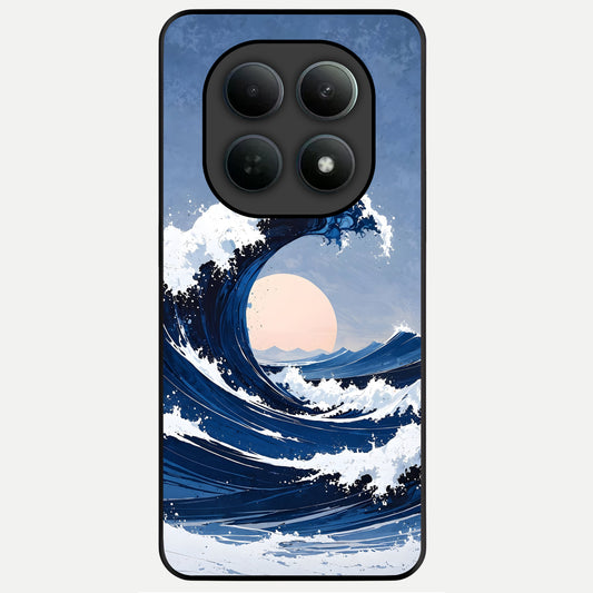  Rising Tide Power Glass Case For Poco M8 Pro back cover – full design glossy printed glass finish