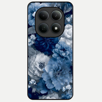  Royal Bloom Garden Glass Case For Poco M8 Pro back cover – full design glossy printed glass finish