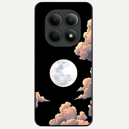  Shade Cloud Moon Glass Case For Poco M8 Pro back cover – full design glossy printed glass finish