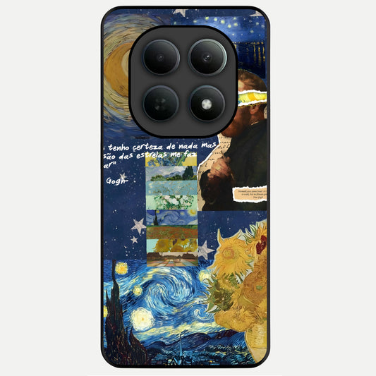  Starry Dream Vision Glass Case For Poco M8 Pro back cover – full design glossy printed glass finish