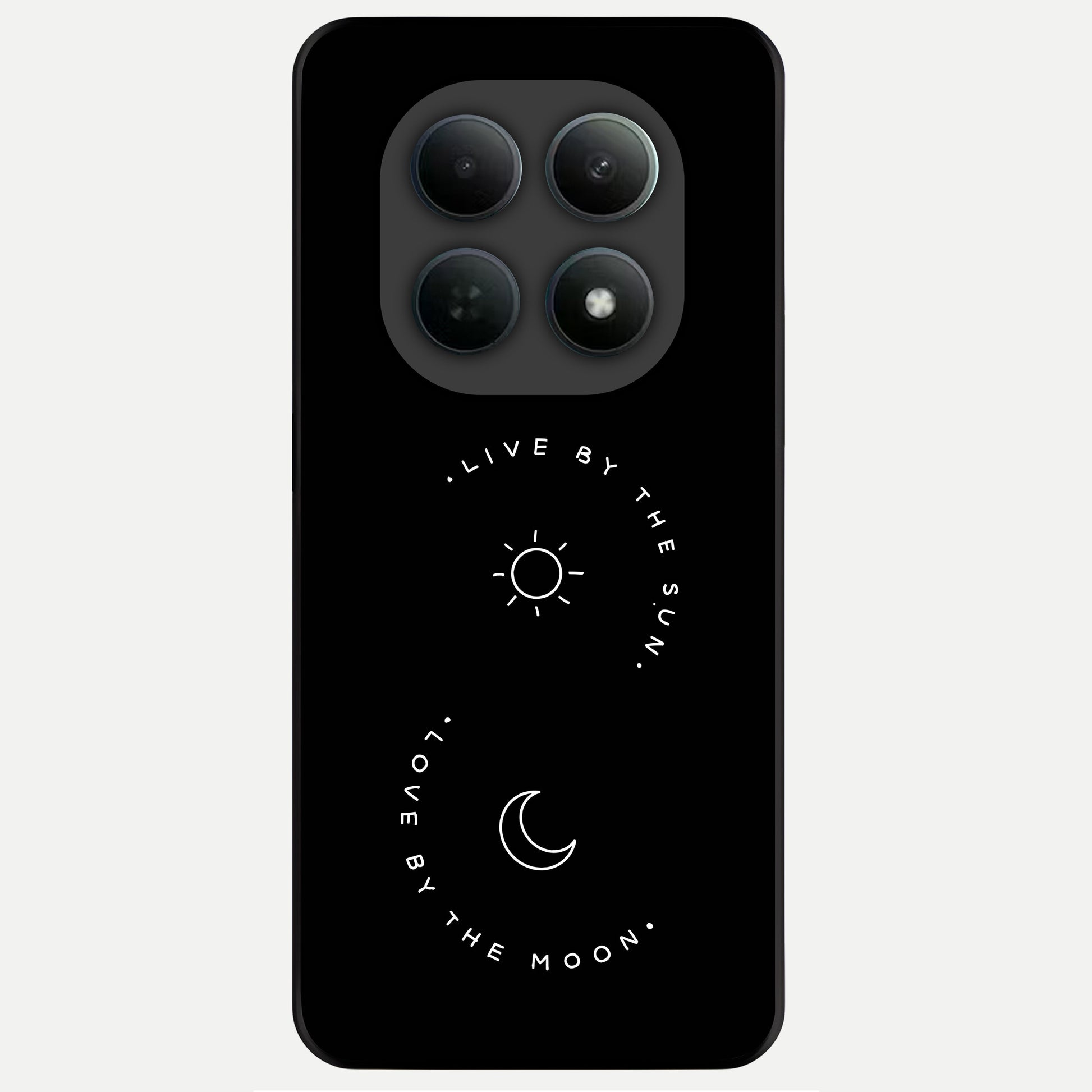  Sunflower Cat Art Glass Case For Poco M8 Pro back cover – full design glossy printed glass finish