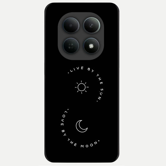  Sunflower Cat Art Glass Case For Poco M8 Pro back cover – full design glossy printed glass finish