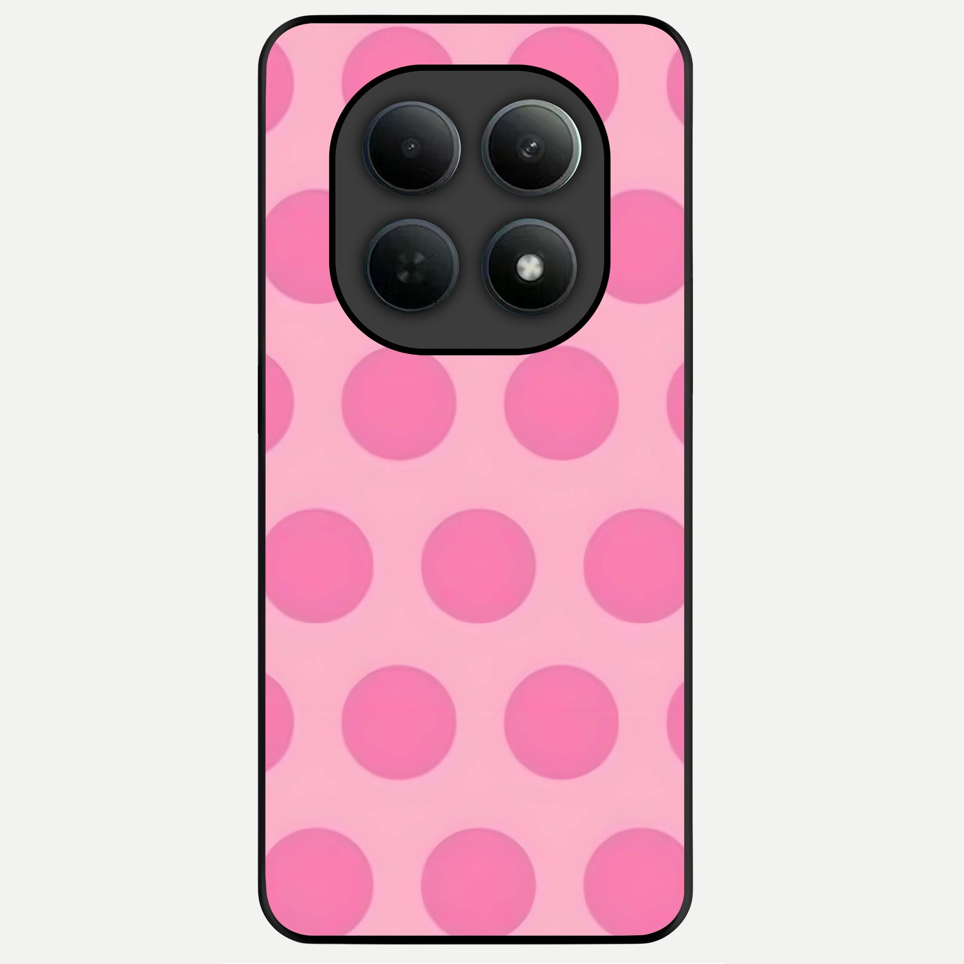  Sweet Dot Dreams Glass Case For Poco M8 Pro back cover – full design glossy printed glass finish