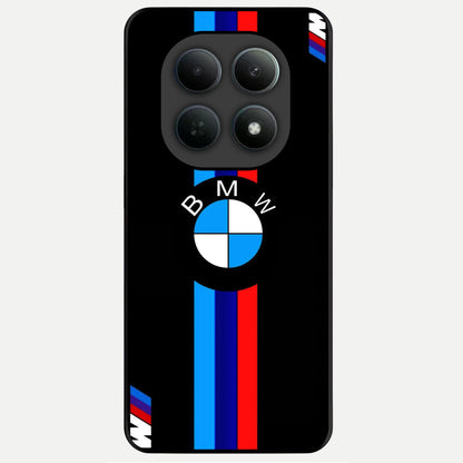  Turbo BMW Beast Glass Case For Poco M8 Pro back cover – full design glossy printed glass finish