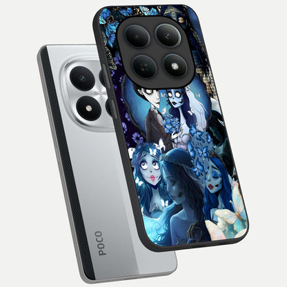  Butterfly Ghost Soul phone case For Poco M8 Pro showing premium glass back cover with detailed artwork
